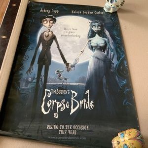 Corpse bride original marquee movie poster. Printed on both sides. Not a reprint